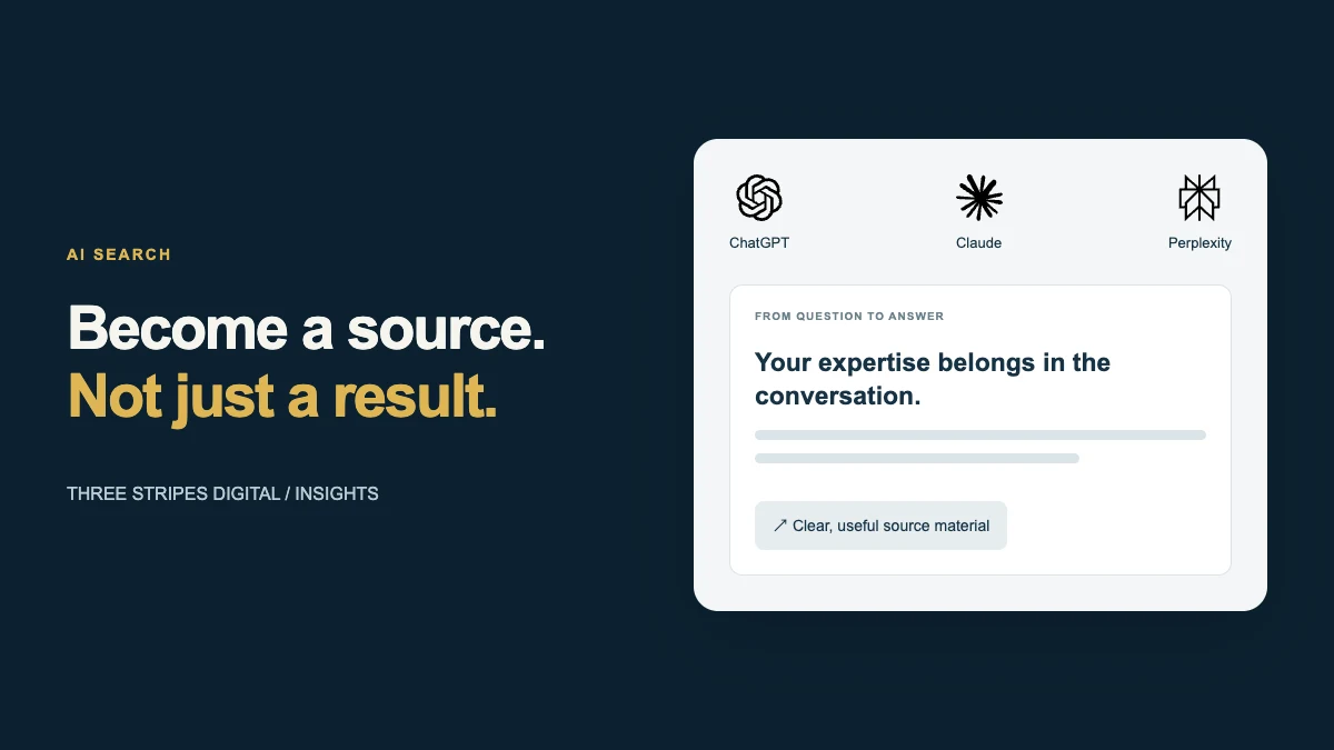 ChatGPT, Claude and Perplexity: making expertise useful in AI answers