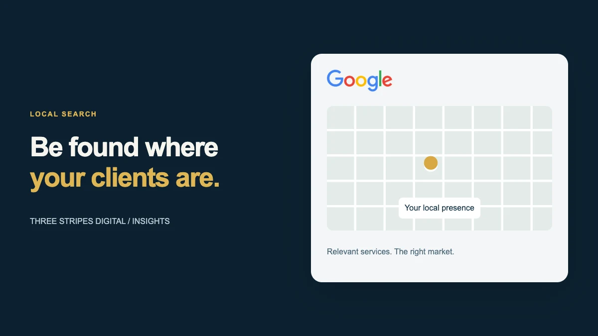 Google local discovery for law firms